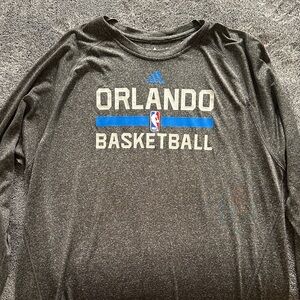 adidas Orlando Basketball Long Sleeve on court warm up shirt